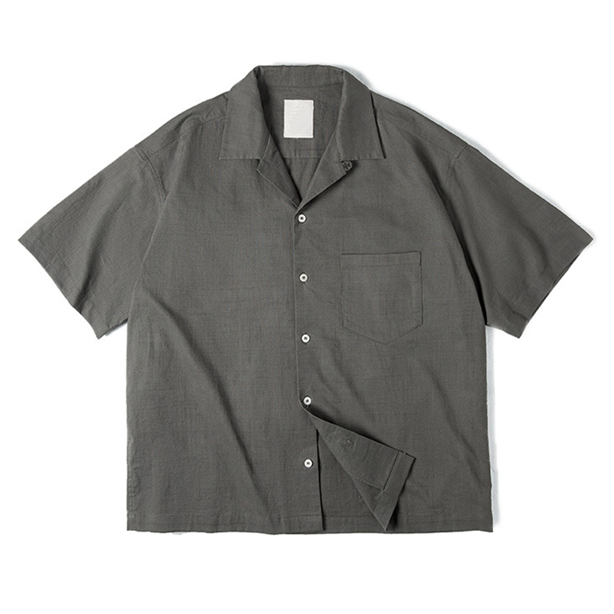 BrandoLa: Cuban Collar Shirt – Short Sleeve Cotton