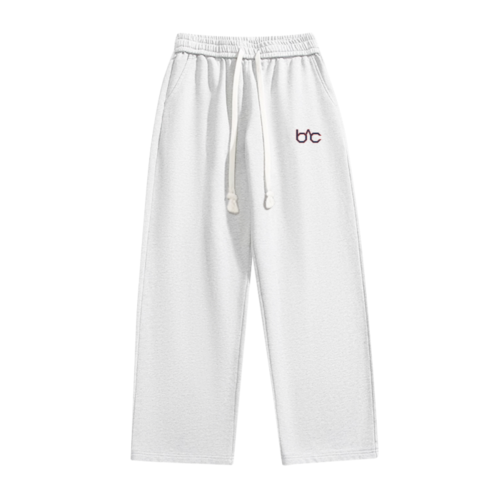 BrandoLa: soLO Border’d Sweatpant - White + Apricot