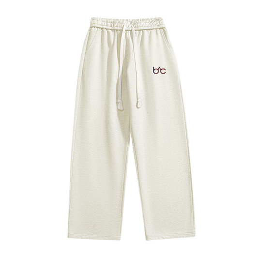 BrandoLa: soLO Border’d Sweatpant - White + Apricot