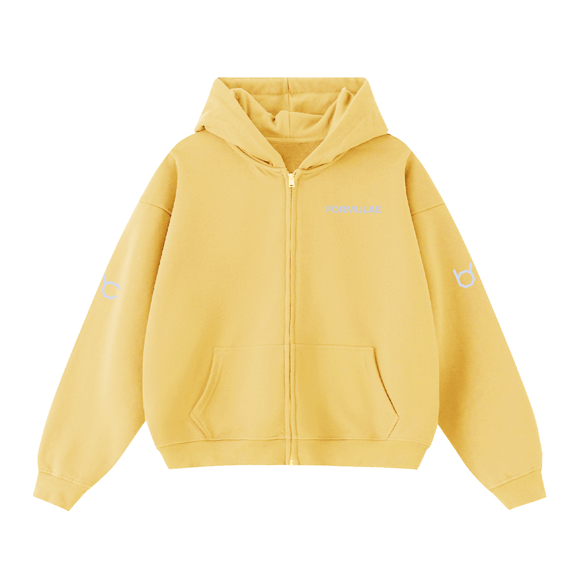 BrandoLa: Formulae Double-Zip Hoodie – 460 GSM