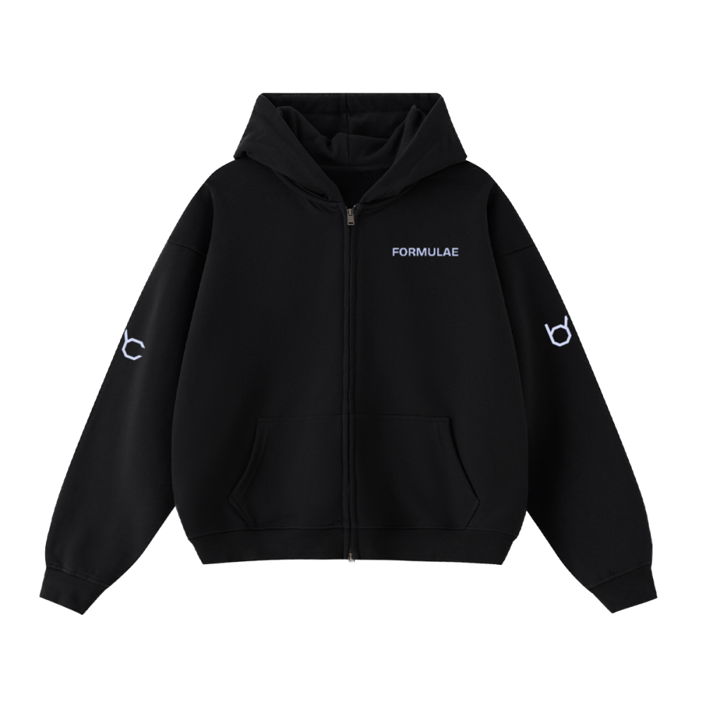 BrandoLa: Formulae Double-Zip Hoodie – 460 GSM