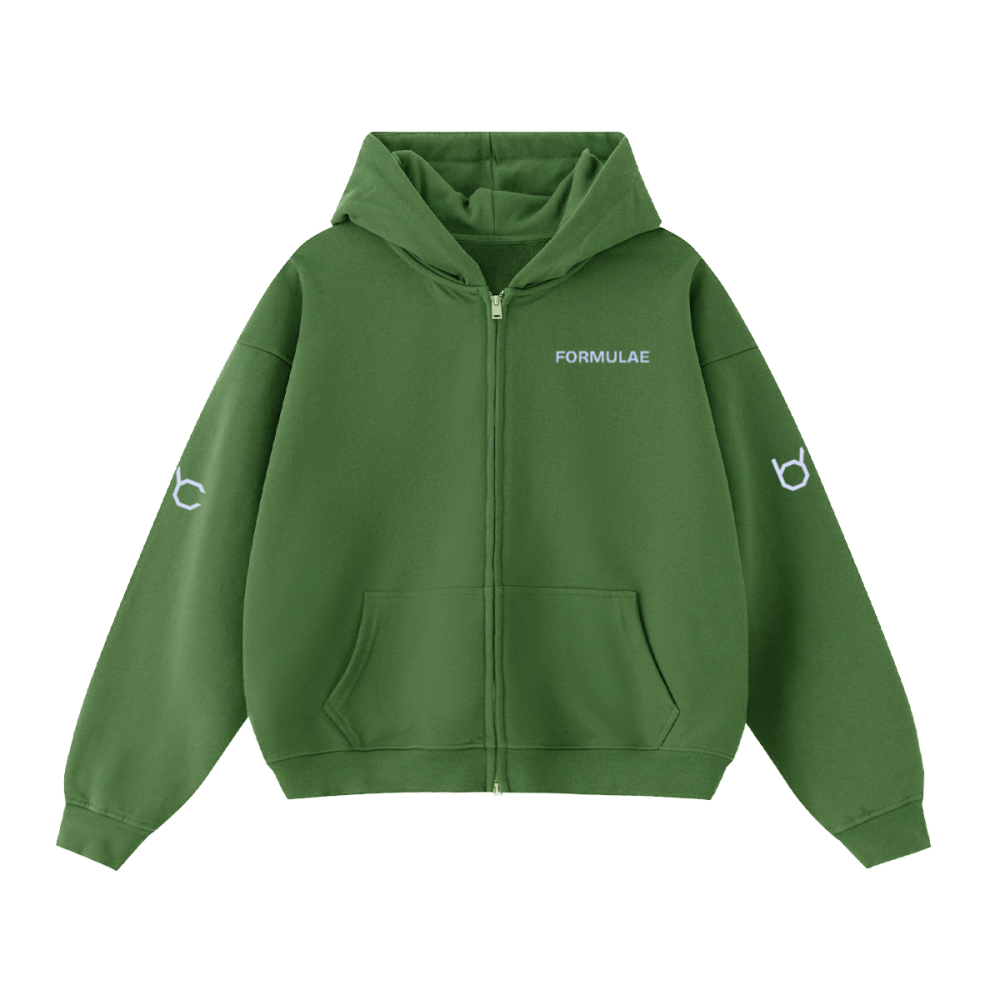 BrandoLa: Formulae Double-Zip Hoodie – 460 GSM