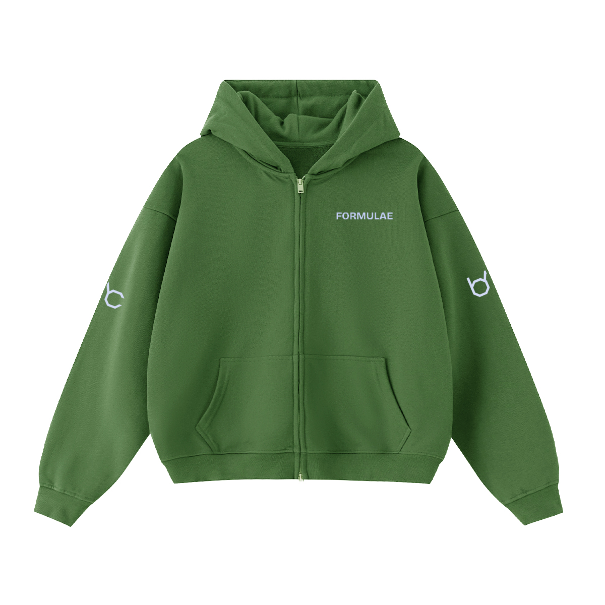 BrandoLa: Formulae Double-Zip Hoodie – 460 GSM
