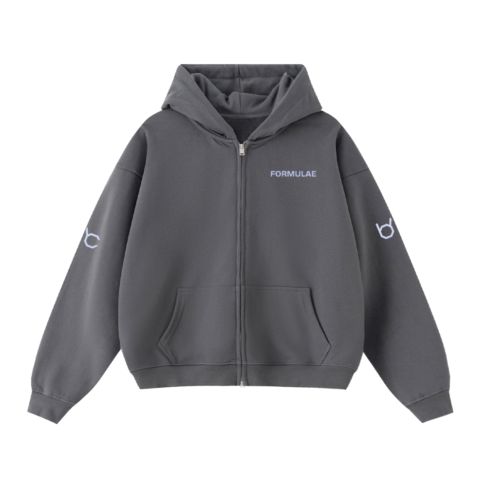 BrandoLa: Formulae Double-Zip Hoodie – 460 GSM