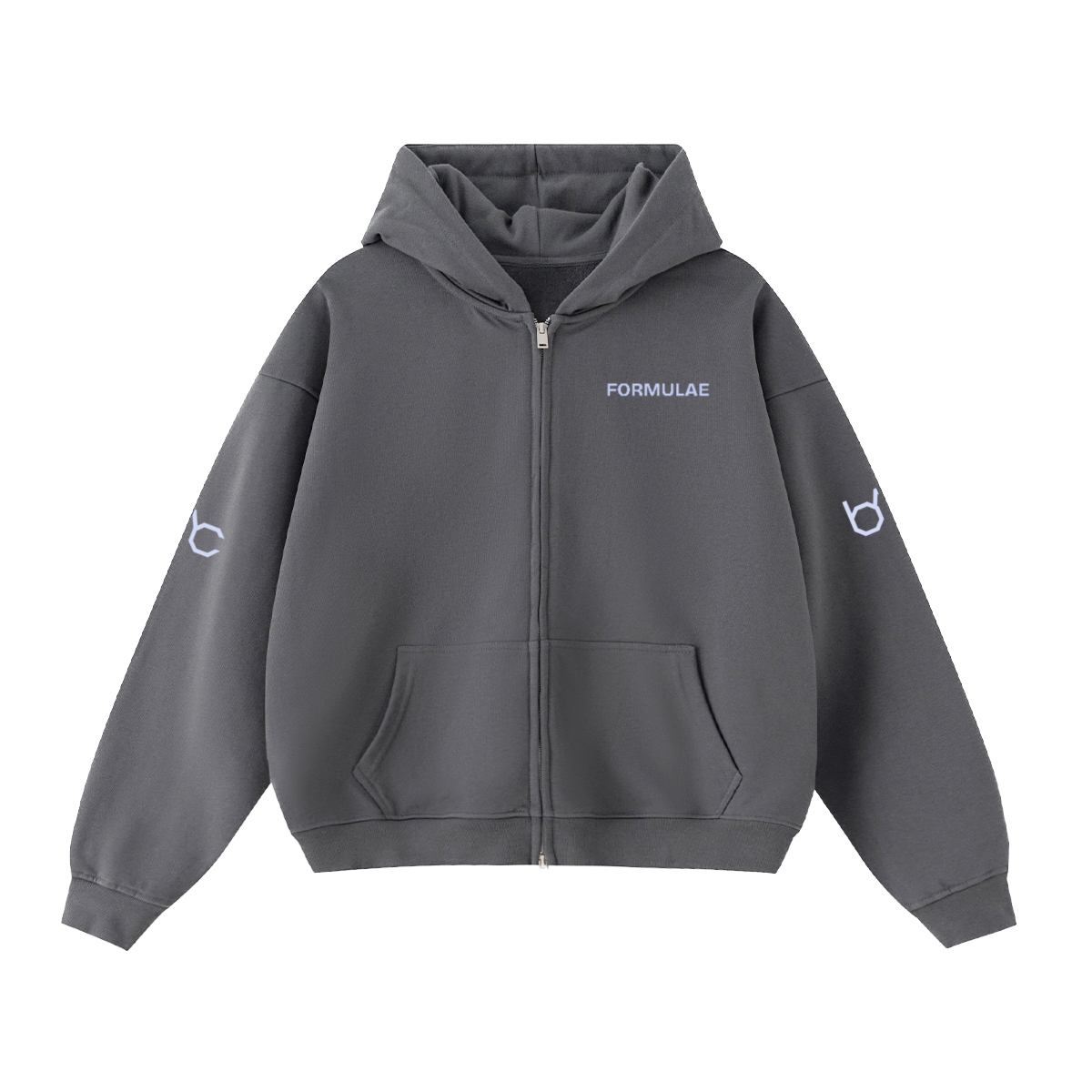 BrandoLa: Formulae Double-Zip Hoodie – 460 GSM