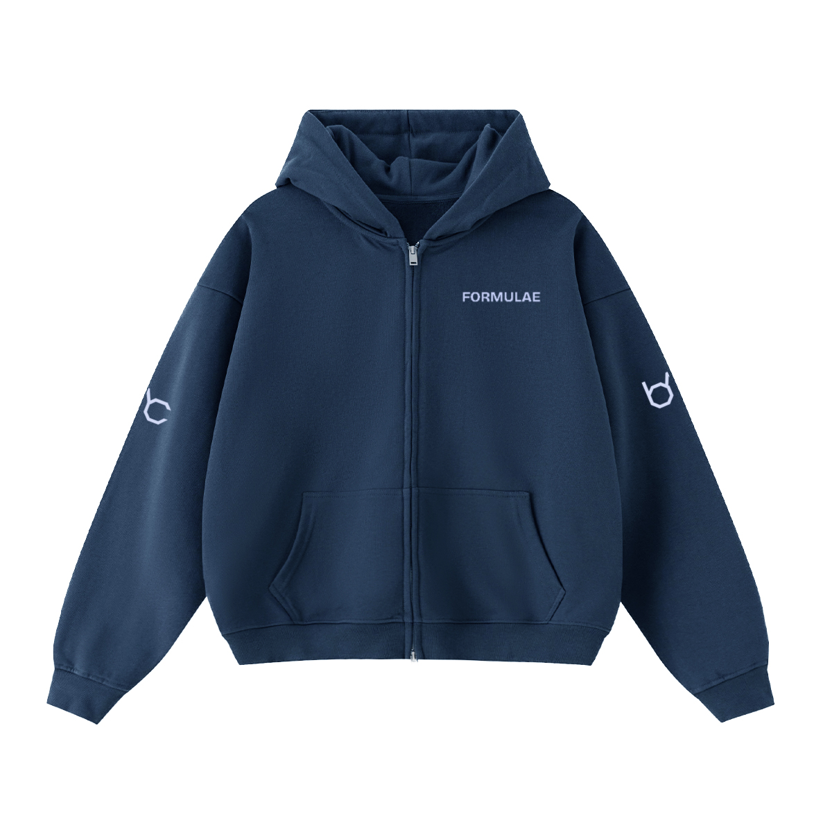 BrandoLa: Formulae Double-Zip Hoodie – 460 GSM