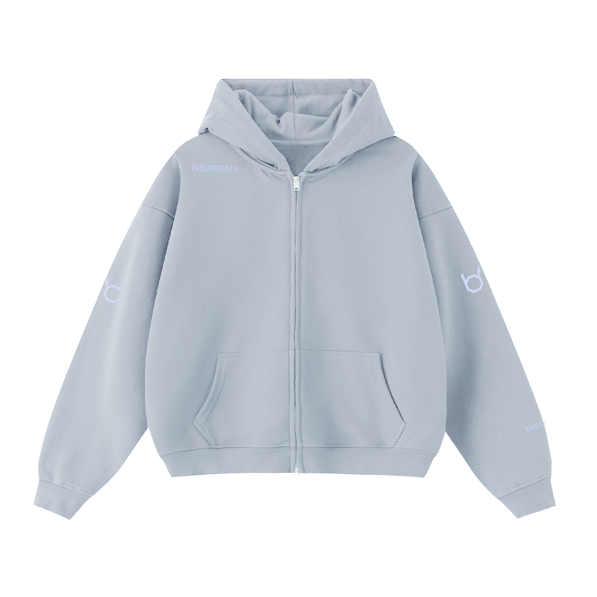 Theorem_5 Cropped Zip Hoodie