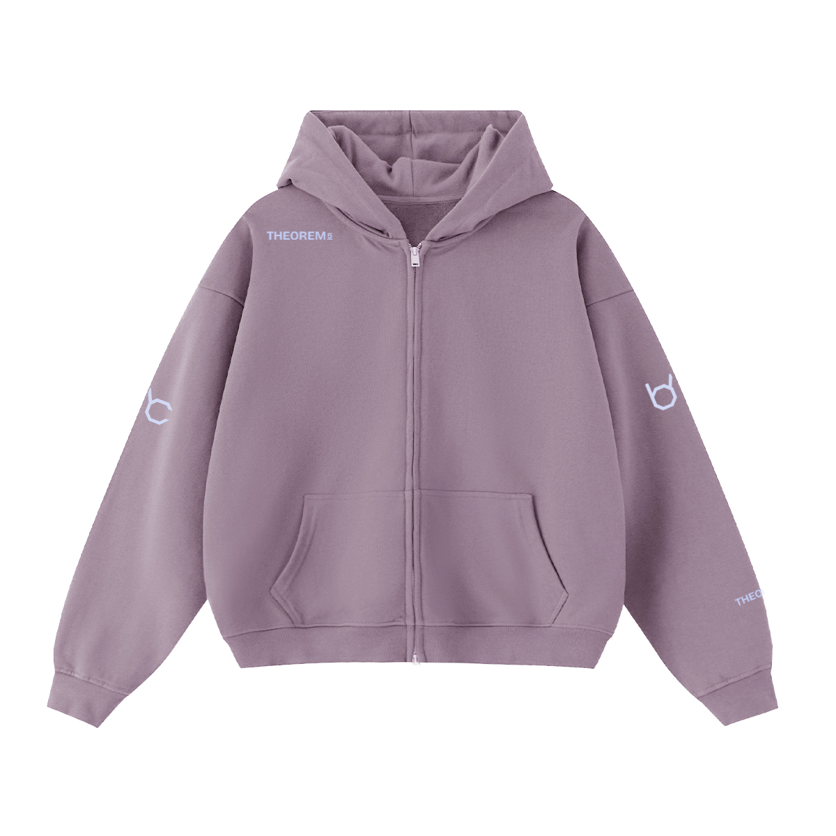 Theorem_5 Cropped Zip Hoodie