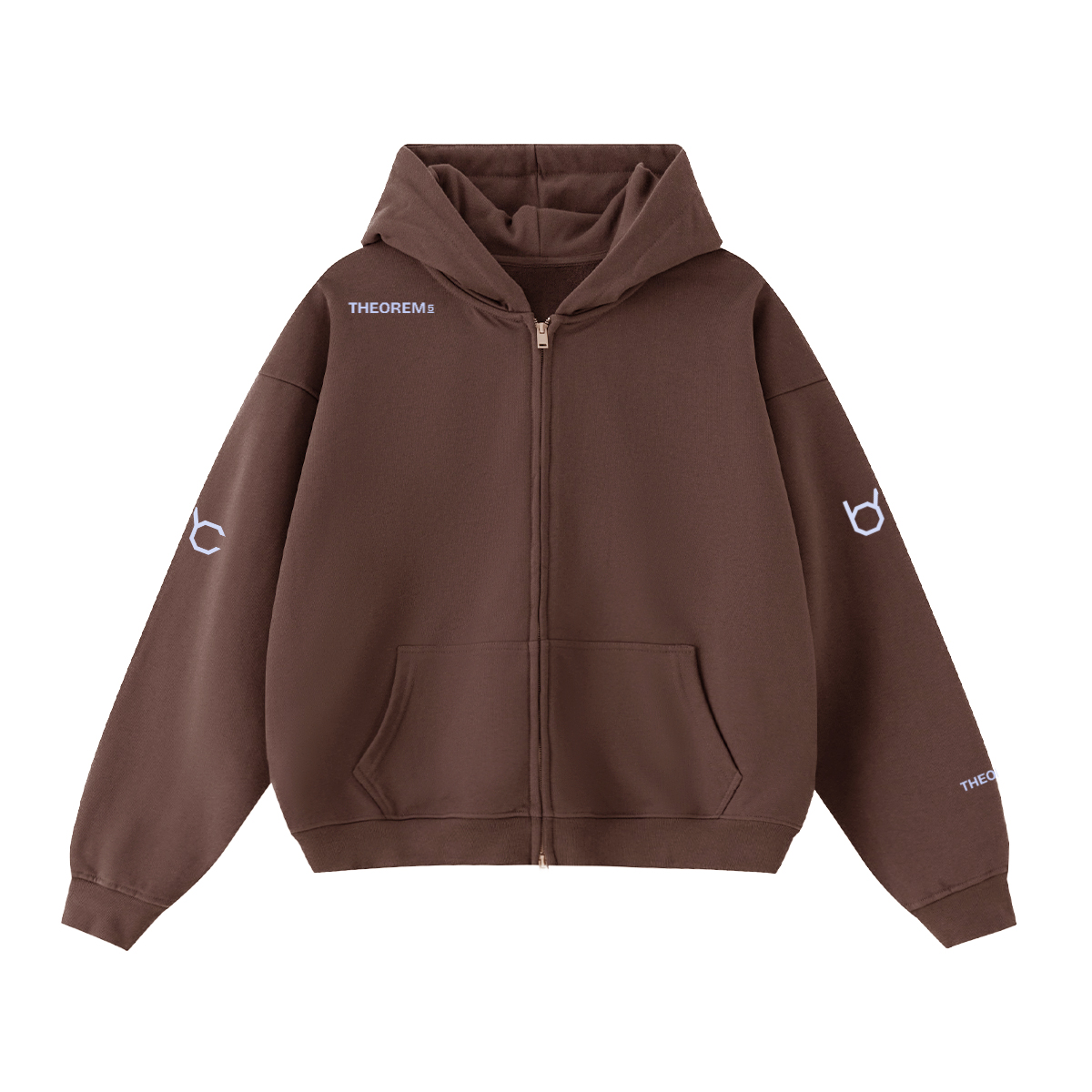 Theorem_5 Cropped Zip Hoodie