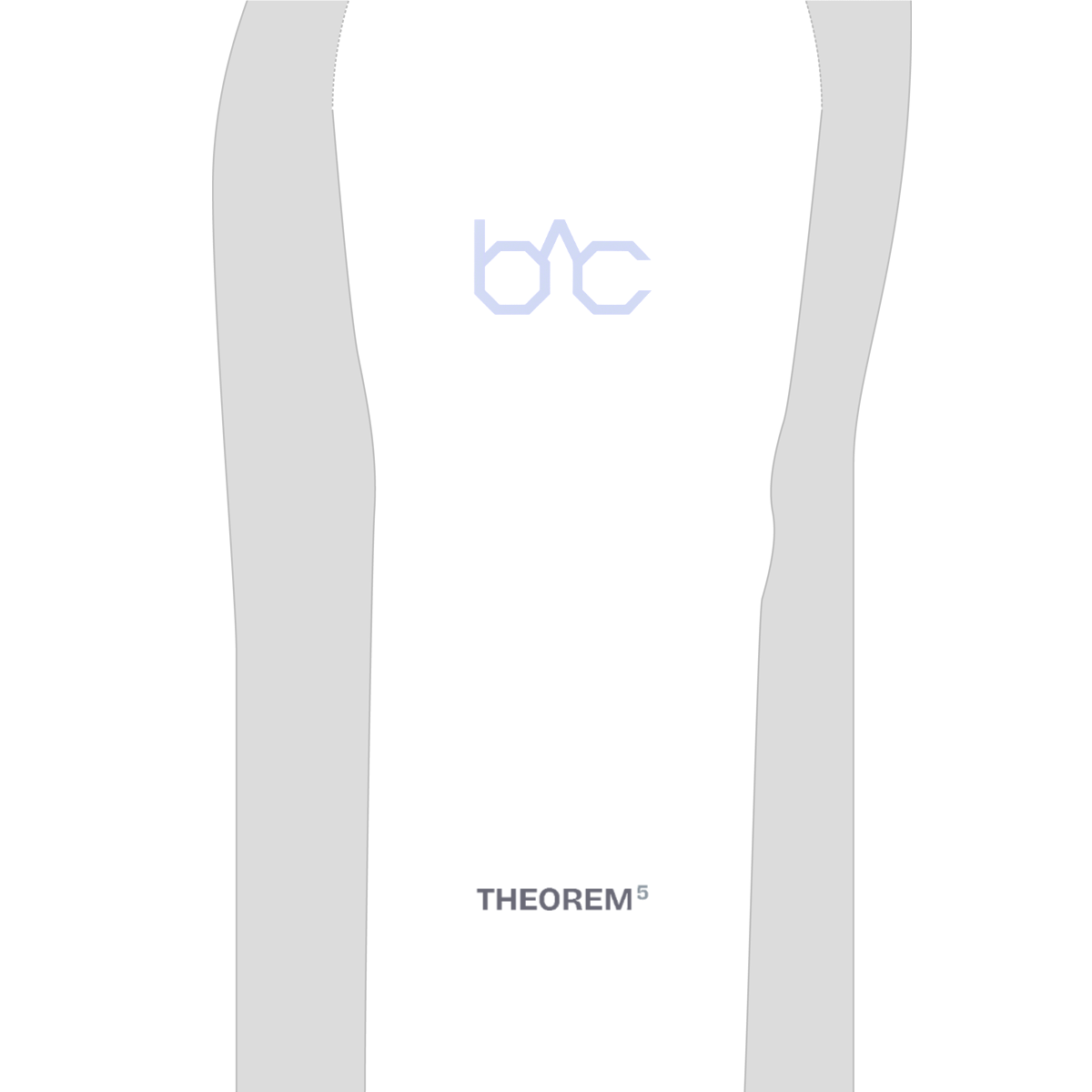 Theorem Equation 56.3 — Cropped Zip Hoodie (White / Light Blue / Smoky Gray)