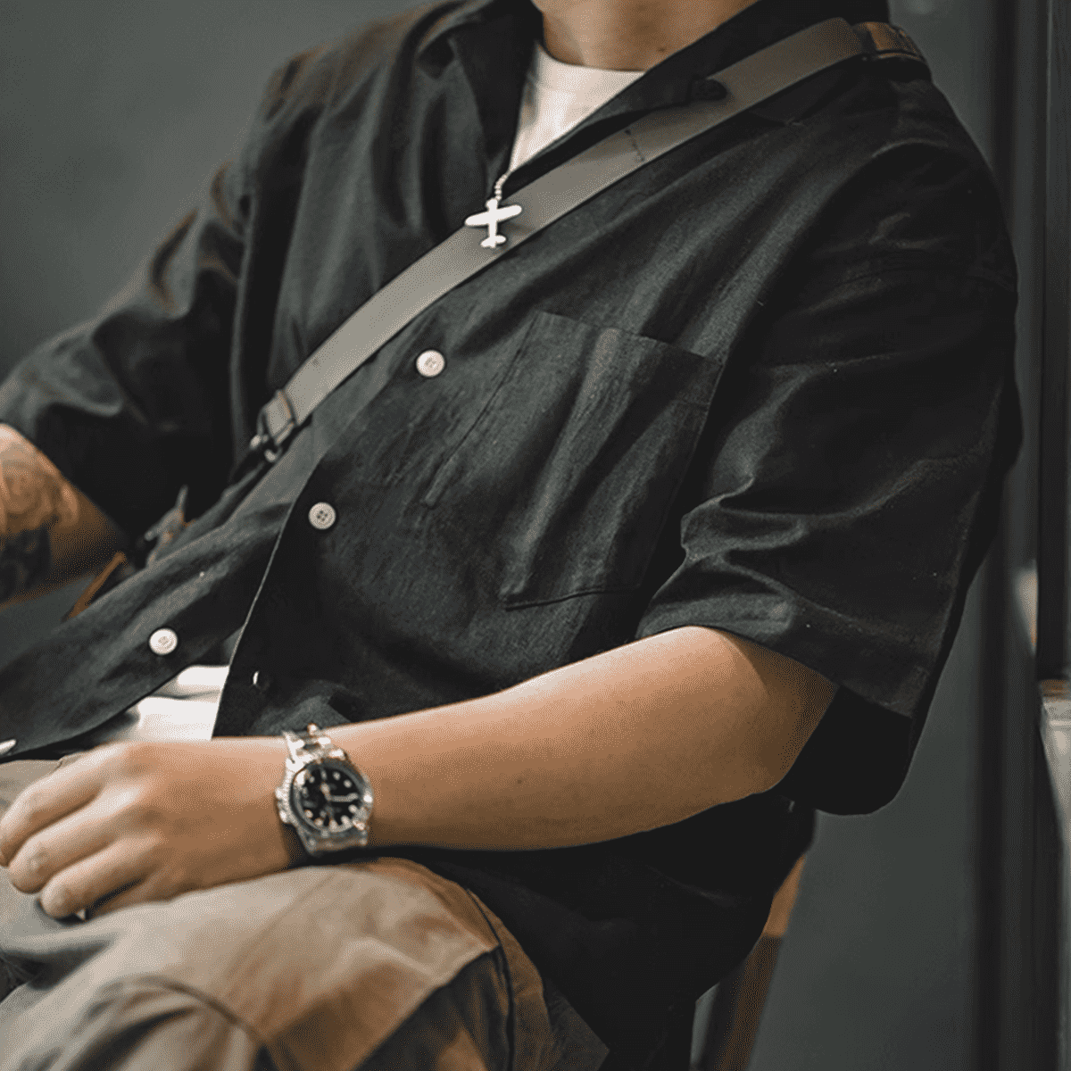 BrandoLa: Cuban Collar Shirt – Short Sleeve Cotton